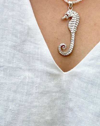 Seahorse Pendant Sterling Silver