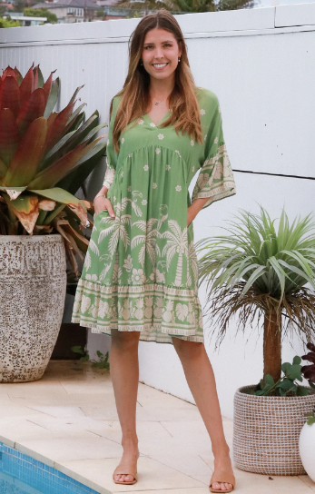 Ellen Short Dress by Salty Palm