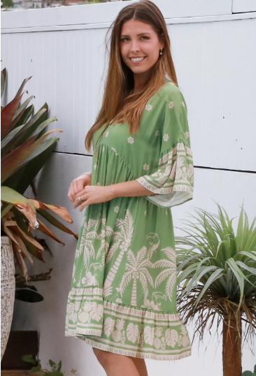 Ellen Short Dress by Salty Palm