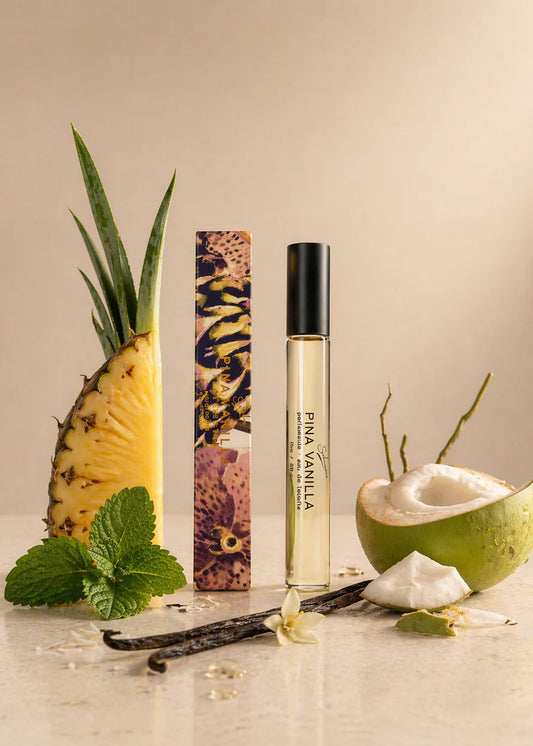 Pina Vanilla Perfumette Travel Roller by Sohum 15ml