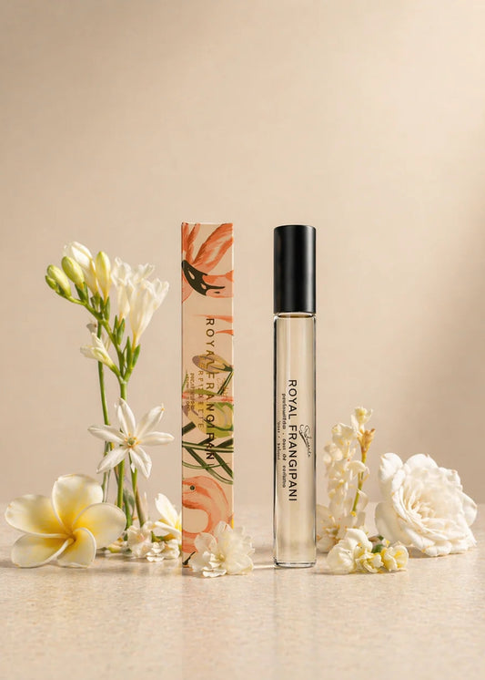 Royal Frangipani Perfumette Travel Roller by Sohum 15ml