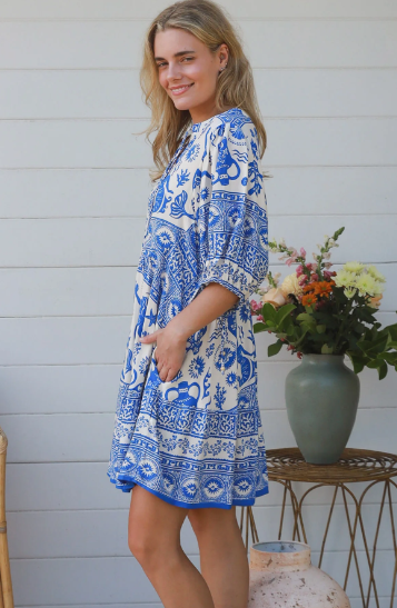 Belle Short Dress by Salty Palm