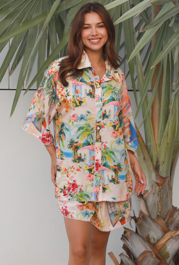 Stella Button Up Resort Shirt by Salty Palm