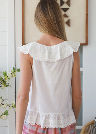 Tanzy Boho Cotton Top by Salty Palm