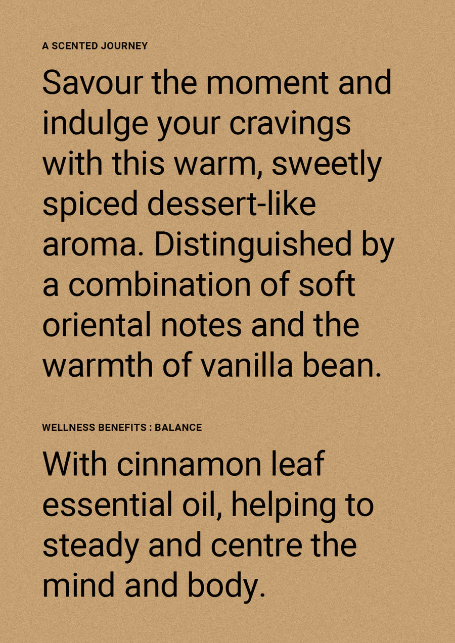 BALANCE | Cinnamon & Vanilla Bean Luxe Reed Diffuser 250ml