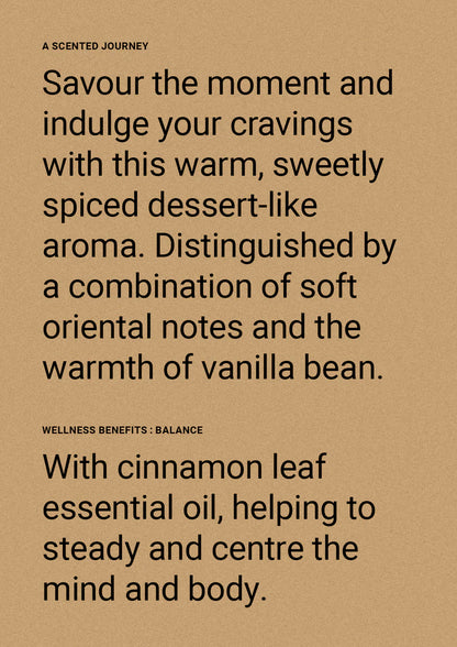 BALANCE | Cinnamon & Vanilla Bean Luxe Reed Diffuser 250ml