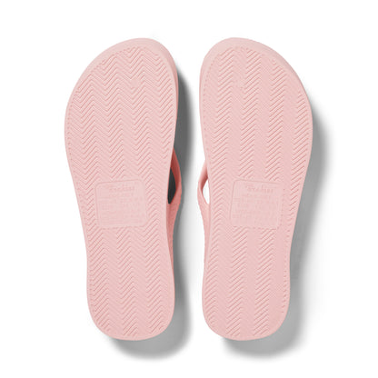 Archies Arch Support Thongs: Pale Pink
