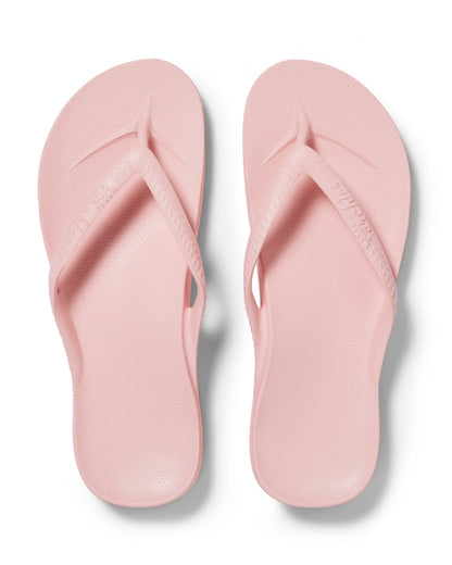 Archies Arch Support Thongs: Pale Pink