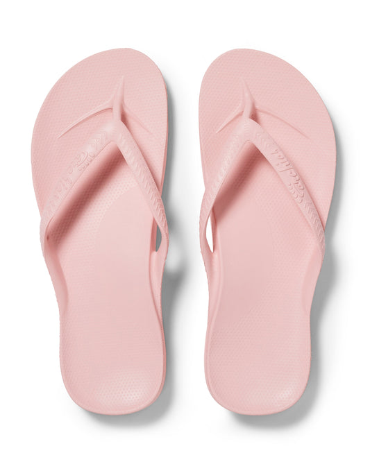 Archies Arch Support Thongs: Pale Pink
