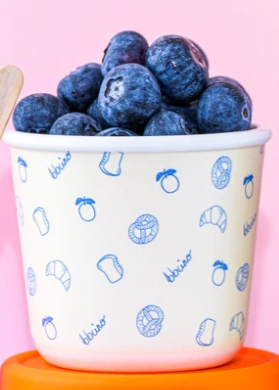 BBcino Reusable Snack Pot: BRUNCH KINS CROSSAINT