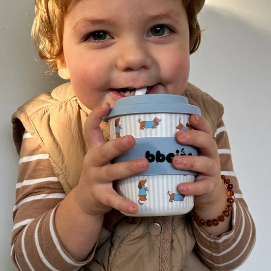 BBcino Reusable Cup: Midi DASH BLUE (240mL)