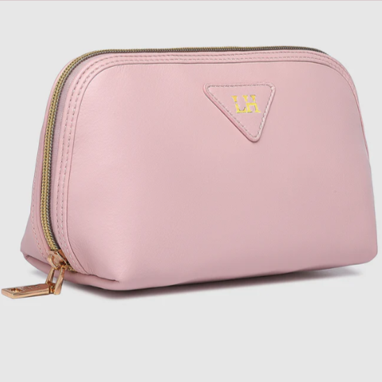 Greta Pale Pink Cosmetic Bag