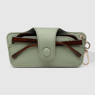 Skittle Sunglass Case Sage Green