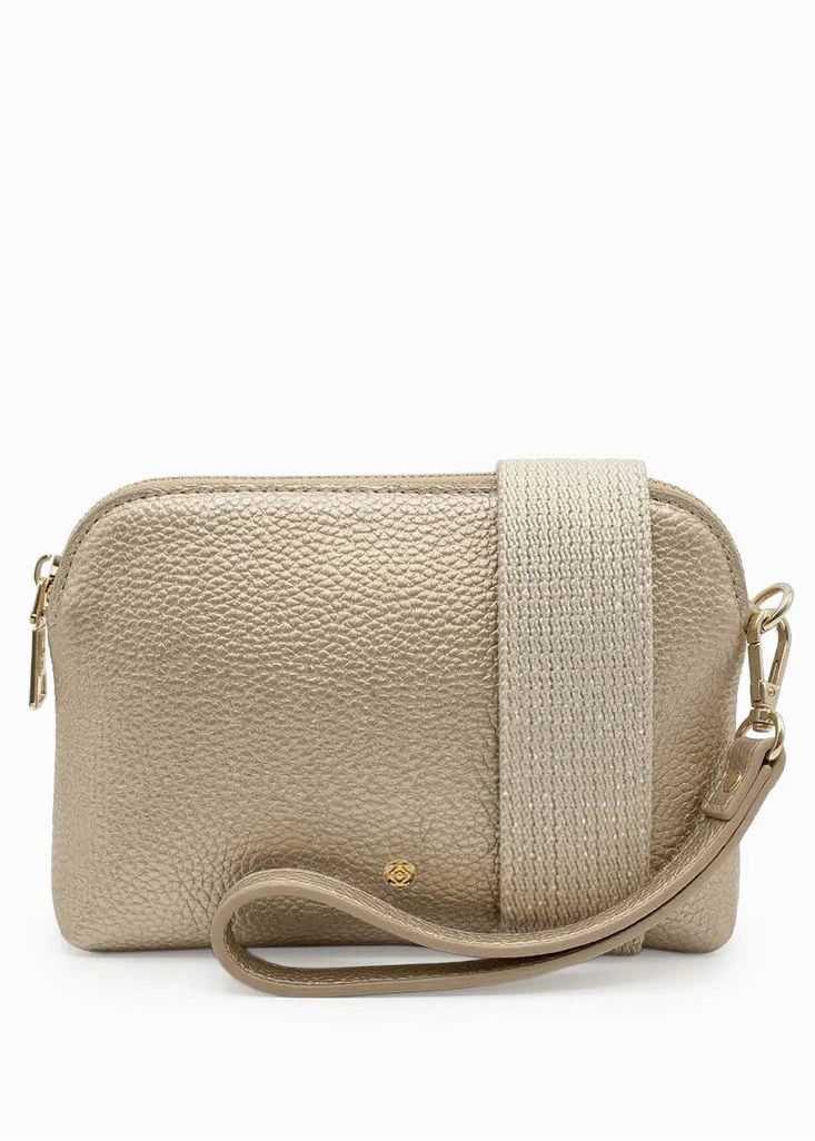 Missy Hugo Crossbody Bag in Gold by Zjoosh
