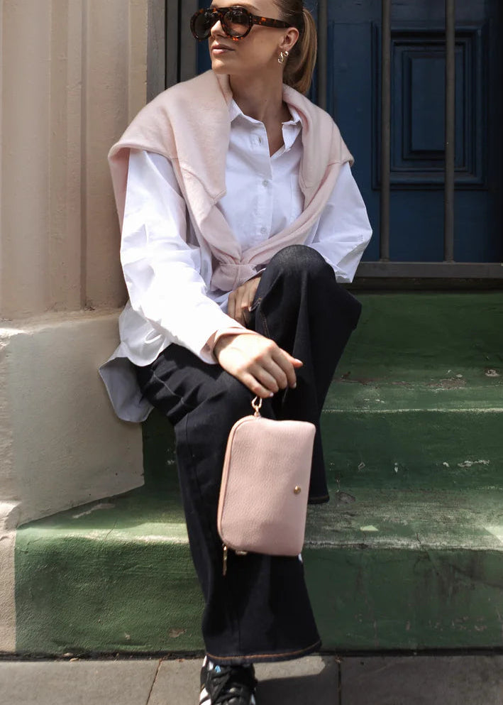 Missy Hugo Crossbody Bag in Pink by Zjoosh