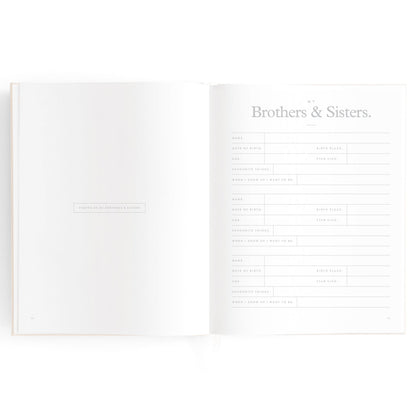 Baby Memories & Milestone Journal in Buttermilk (Boxed)