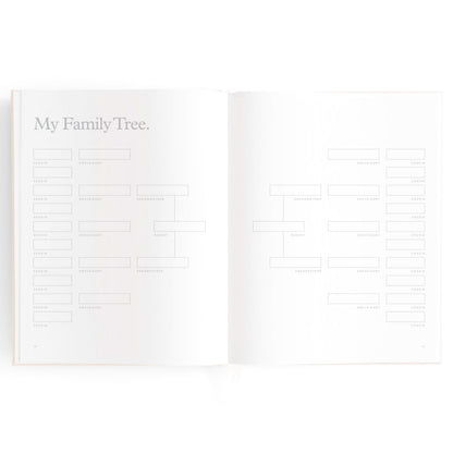 Baby Memories & Milestone Journal in Buttermilk (Boxed)