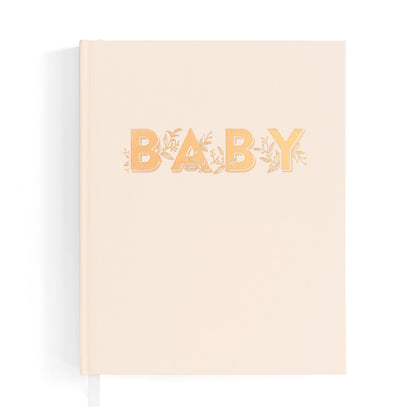 Baby Memories & Milestone Journal in Buttermilk (Boxed)
