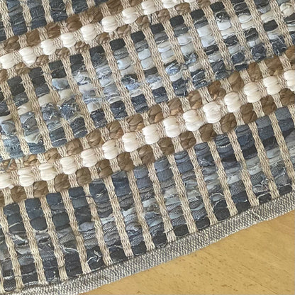 Blue Denim & Jute Rug