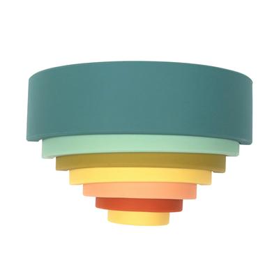 Silicone Rainbow Stacking Toy - Blueberry